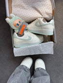 NiKe Air force F1 Luxo - off/white/verde