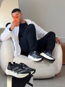 Adidas Adizero Dropset Elite Premium - Preto/Branco/Cinza