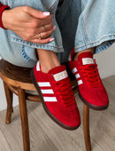 Adidas Spezial em Couro - Vermelho