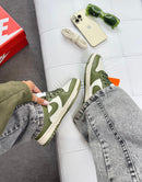 Dunk low pro luxo -  Verde musgo