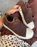 Adidas Slip On Calce Fácil - Café