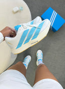 Adidas Adizero Evo SL Premium - Branco/Azul