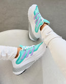 Adidas 4D Premium - Branco/Verde/Lilás