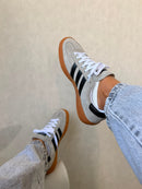 Adidas Spezial em Couro - Cinza/Preto