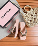 Chinelo Corrente Miu Miu