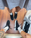 Nike Air Force f1 Nobuck - Preto