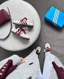 Adidas Samba OG Premium - Off/Bordo
