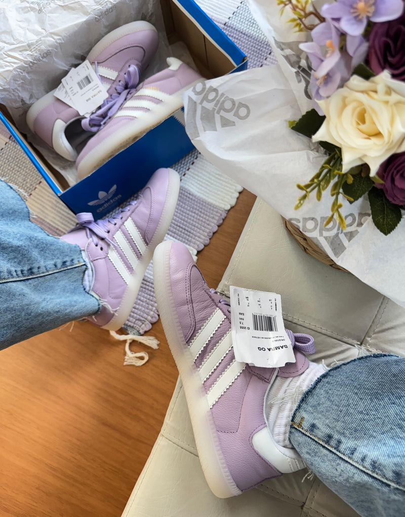 Adidas Samba OG Couro - Roxo