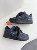 Nike Air Force F1 Luxo - Preto/Cobra