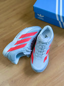 Adidas Adizero Evo SL Premium - Prata/Vermelho
