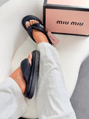 Sandália Miu Miu Urbani - Preto