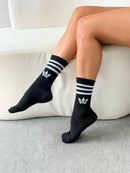 Meia cano alto Adidas