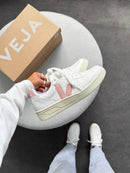 Veja V-10 - Branco/Nude