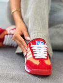 Adidas SL 72 Premium Couro - Vermelho/Laranja