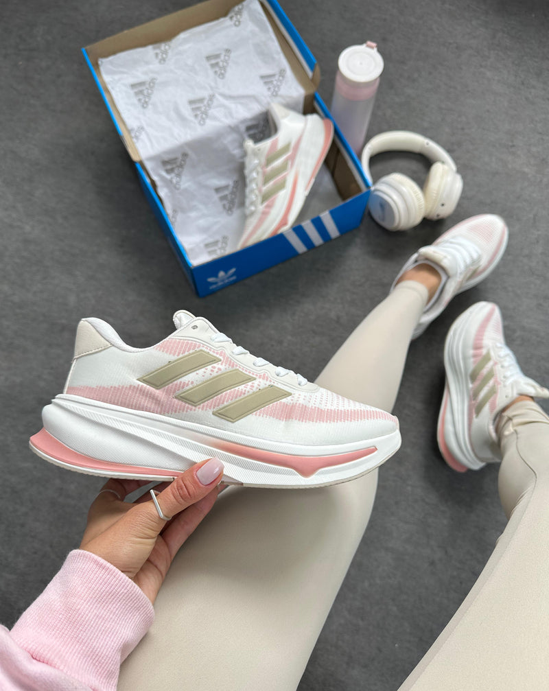 Adidas SuperNova Stride 2.0 Running - White/bege/rosa