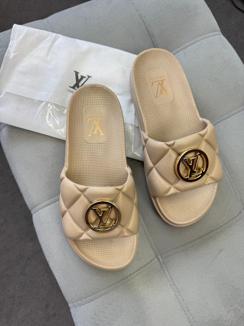 Chinelo Slid Luxo Louis Vuitton