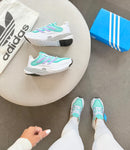 Adidas 4D Premium - Branco/Verde/Lilás