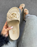 Chinelo Slid Luxo Louis Vuitton