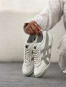 Asics Onitsuka Tiger Couro - Off/Cinza