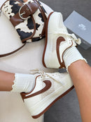 Nike Air force F1 Premium - Off/White/Castanho