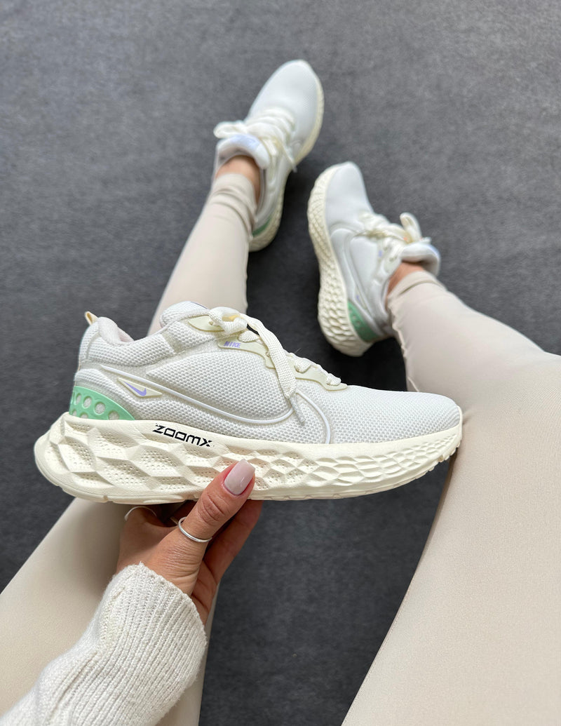 Nike React Infinity Run Flyknit 3 - Off/verde