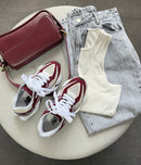 New Balance 9060 Premium - Branco/ Marsala