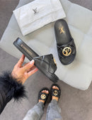 Chinelo Slid Luxo Louis Vuitton