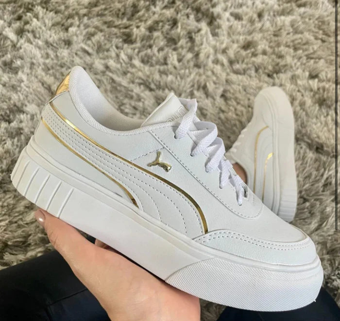 Puma Mayze 2 "Branco c/ Dourado"