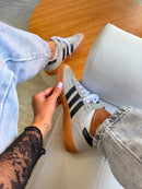 Adidas Spezial em Couro - Cinza/Preto