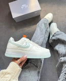 NiKe Air force F1 Luxo - off/white/verde