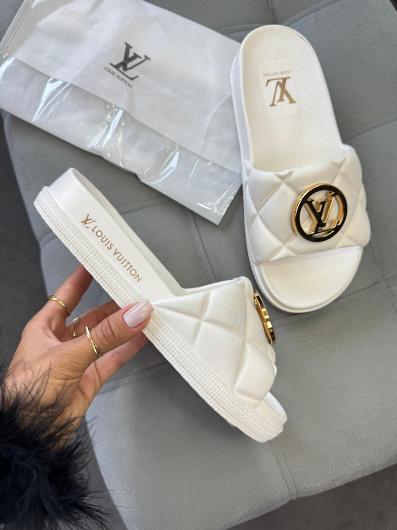 Chinelo Slid Luxo Louis Vuitton