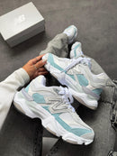 New Balance 9060 Premium - Cinza/Azul Petróleo
