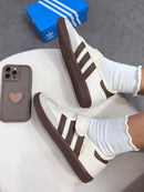 Sapatilha Adidas Samba Jane - Off/Café