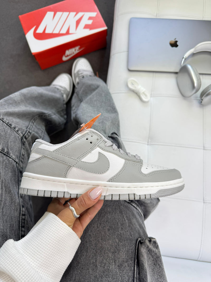 Nike Dunk low pro luxo - cinza/branco