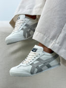 Asics Onitsuka Tiger Couro - Off/Cinza