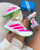 Adidas Adizero Adios Pro 4 Premium - Branco/Rosa/Verde