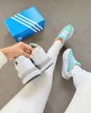 Adidas 4D Premium - Branco/Verde/Lilás