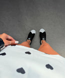 Slip on - Preto/branco