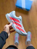 Adidas Adizero Evo SL Premium - Prata/Vermelho
