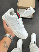 Gucci Rhyton em couro - Branco/vermelho