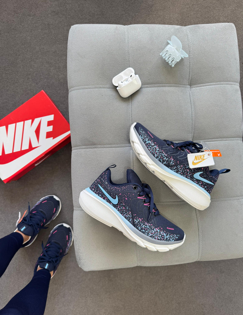 Nike Running - Off/ marinho/ pink