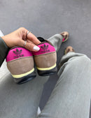 Adidas SL 72 Premium em Couro - Castor/Pink/Menta