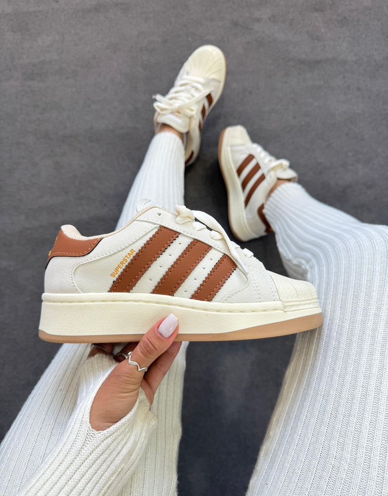 Super Star plataforma - Off/caramelo