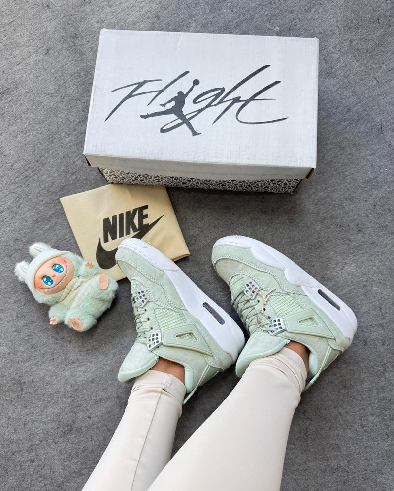 Nike Bota Air Jordan 4 - Verde Menta