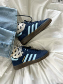 Adidas Spezial ( em couro ) - Marinho/celeste