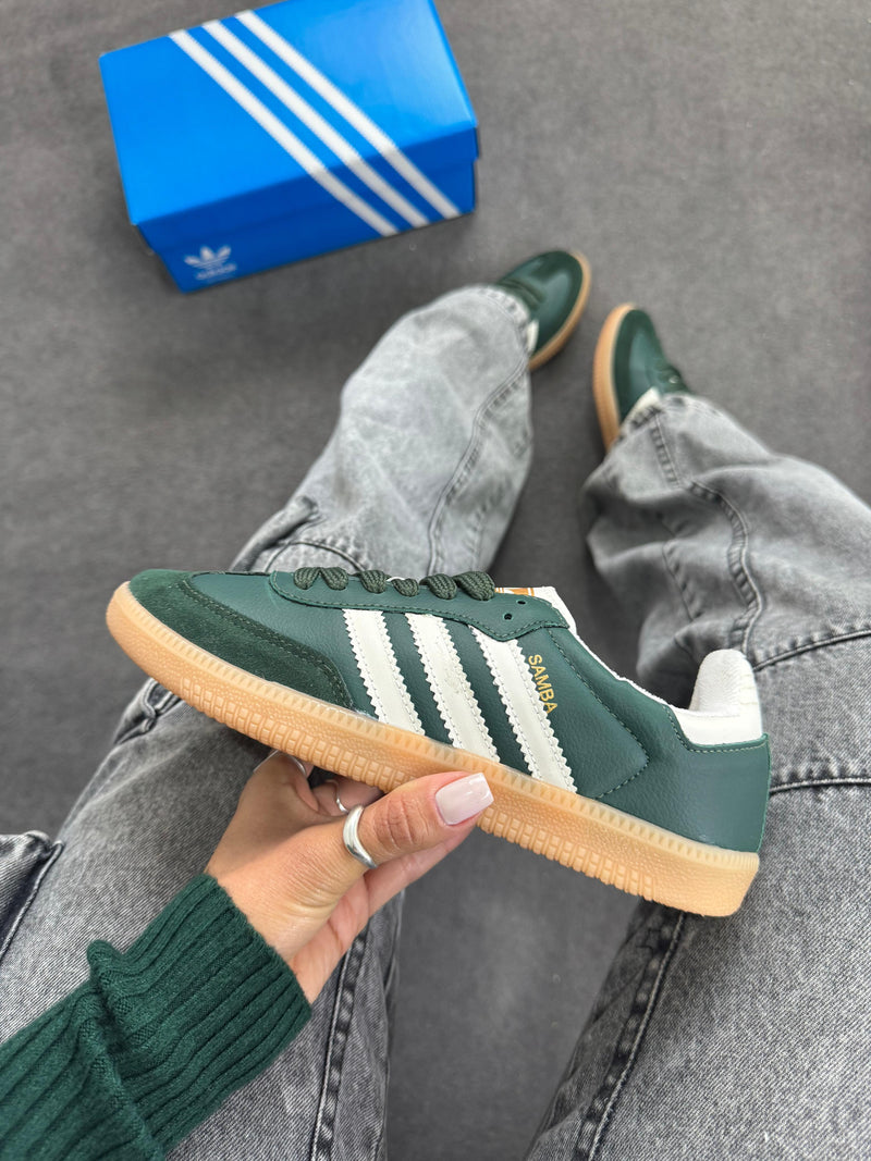 Adidas Samba OG sintético - Verde/off