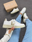 Vert V-10 Velcro - branco/ ouro