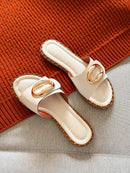 Rasteira luna - Branca