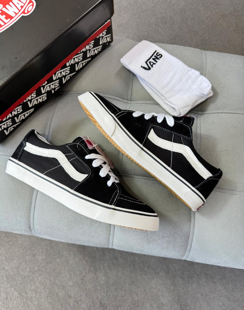 Vans Sk8-Low -  Preto/branco