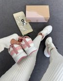 Tênis on cloud running cloudtec - Branco/Rose